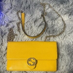 Gucci Bright Yellow interlock